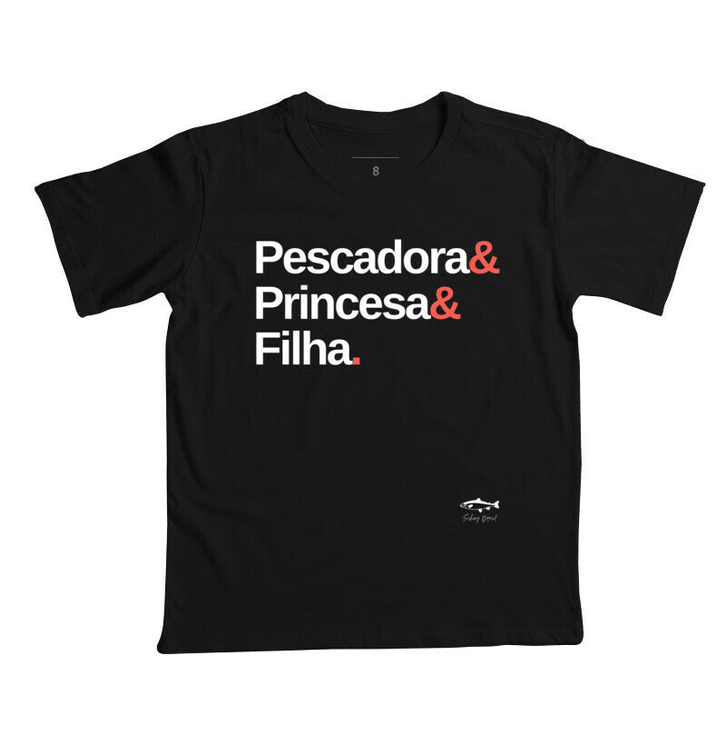 Camiseta Infantil PESCADORA E FILHA