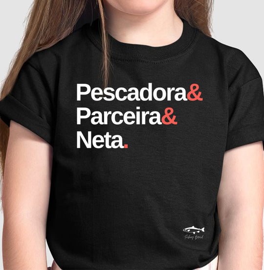 Camiseta Infantil PESCADORA E NETA