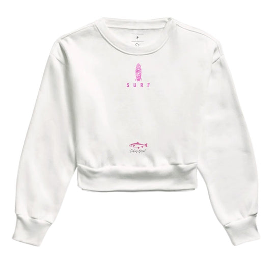 Cropped Moletom SURF PINK