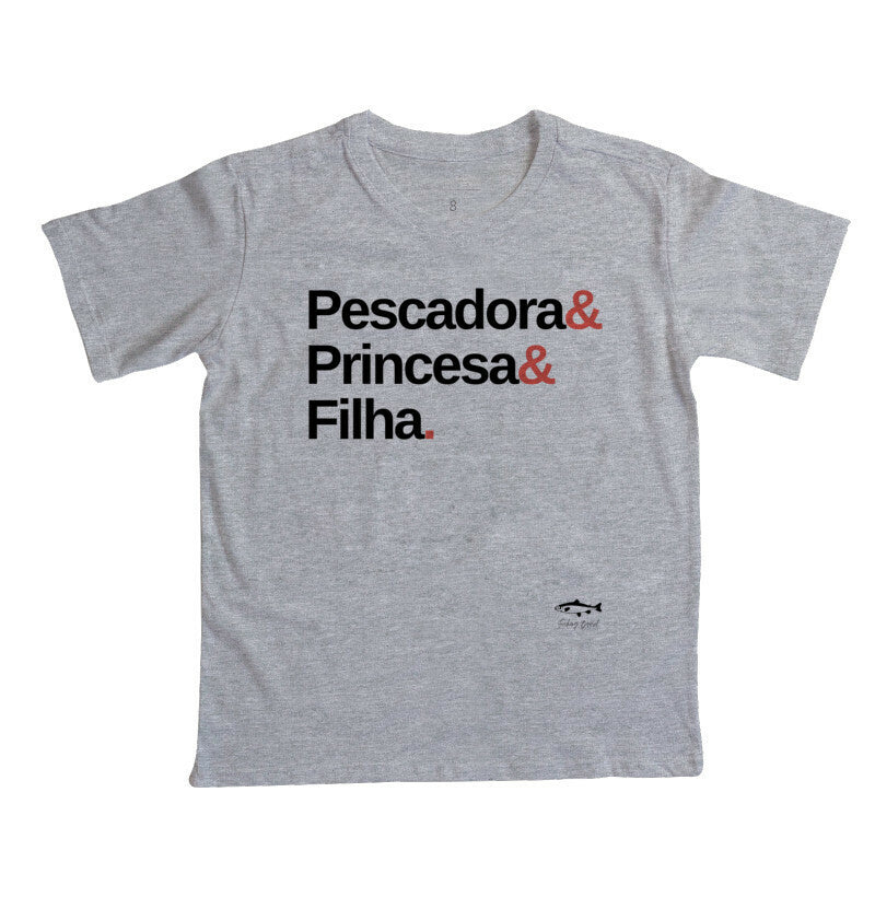 Camiseta Infantil PESCADORA E FILHA