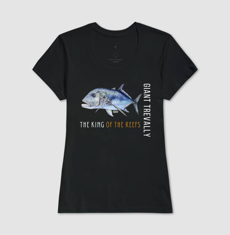 Camiseta GIANT TREVALLY O REI DOS RECIFES