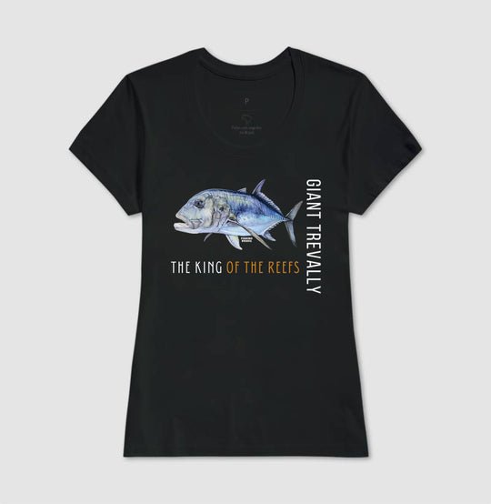 Camiseta GIANT TREVALLY O REI DOS RECIFES