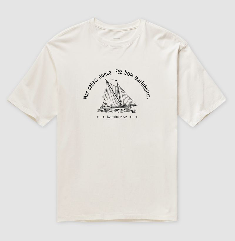 Camiseta Oversized BOM MARINHEIRO