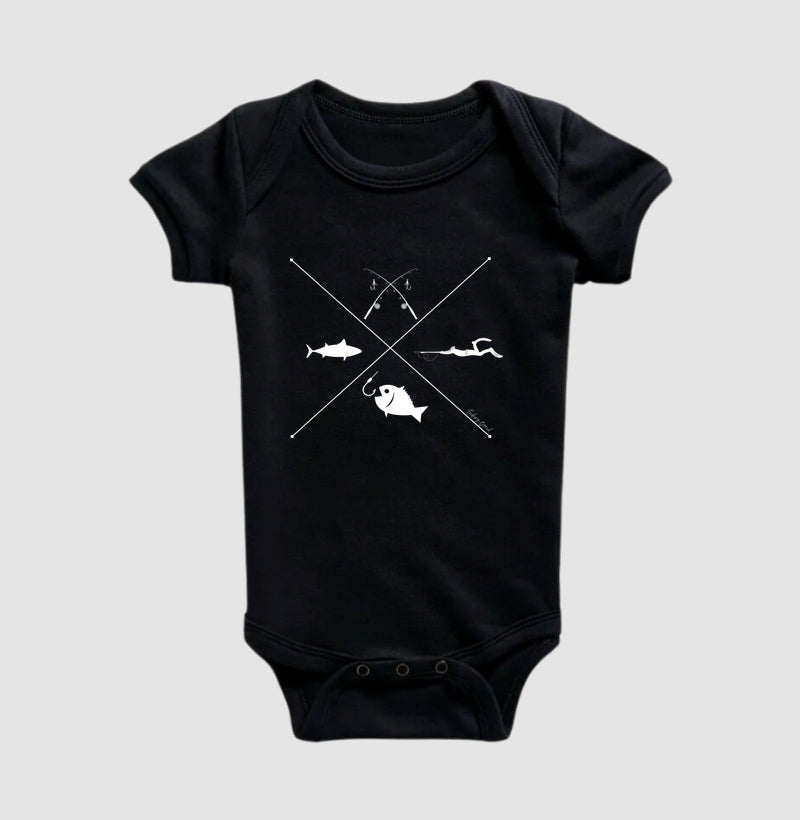 Body Infantil ALWAYS FISHING