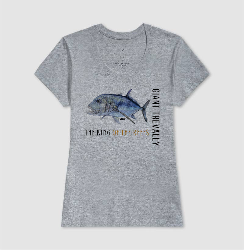 Camiseta GIANT TREVALLY O REI DOS RECIFES