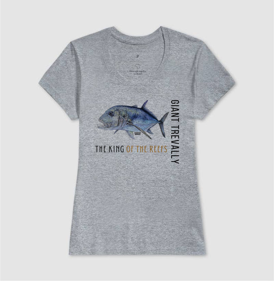 Camiseta GIANT TREVALLY O REI DOS RECIFES