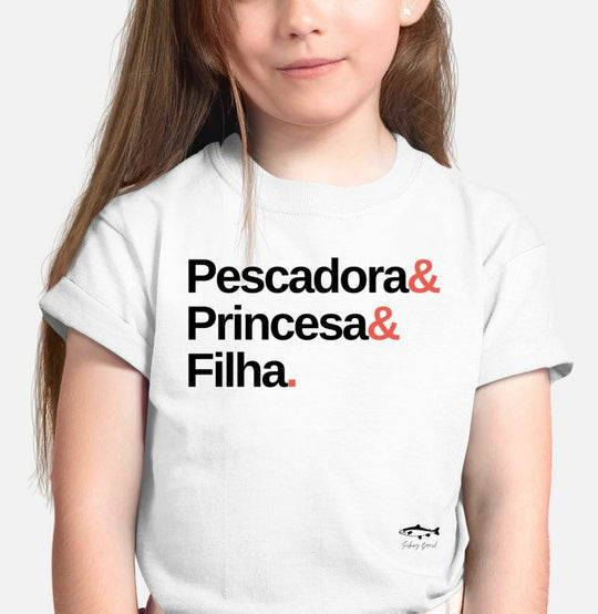 Camiseta Infantil PESCADORA E FILHA