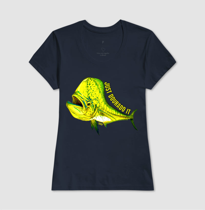 Camiseta JUST DOURADO IT