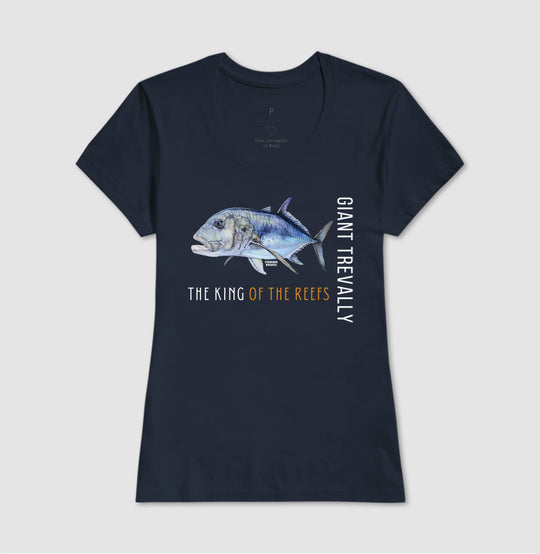 Camiseta GIANT TREVALLY O REI DOS RECIFES