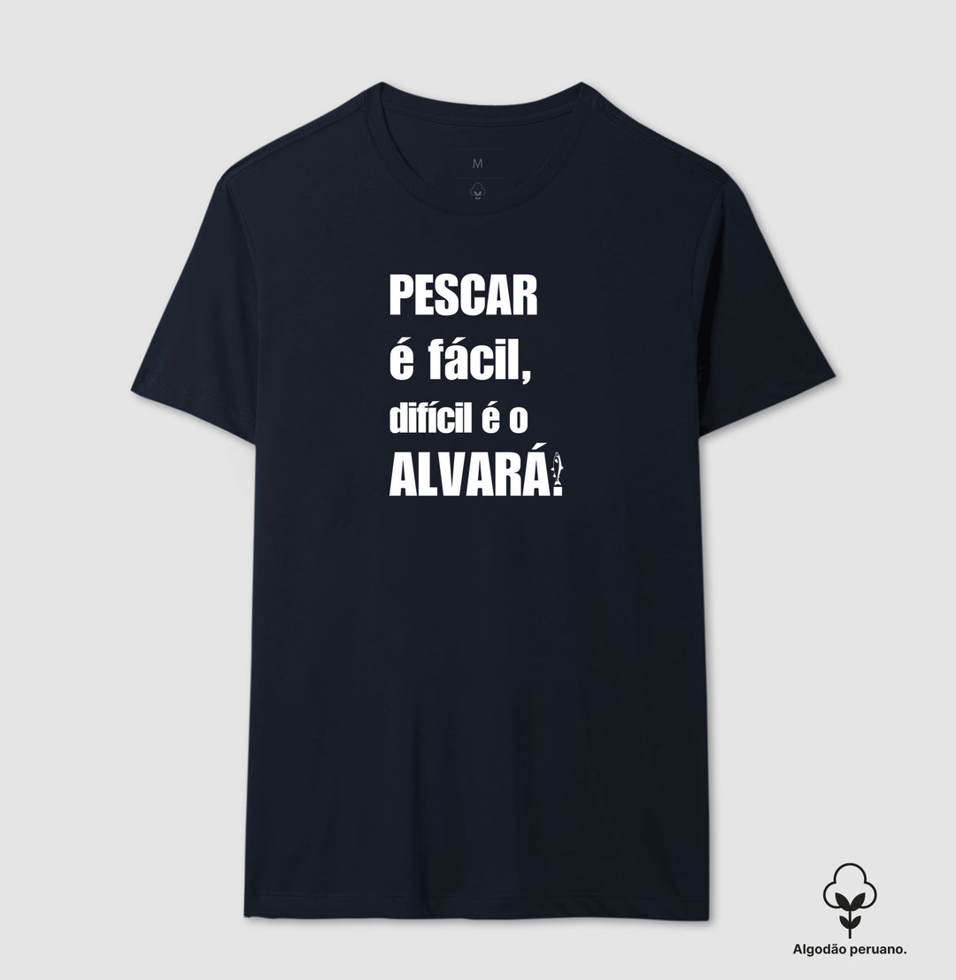 Camiseta Premium PESCAR É FACIL