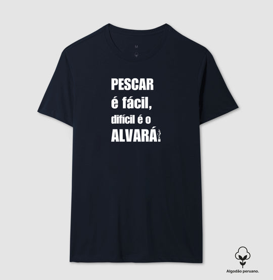 Camiseta Premium PESCAR É FACIL