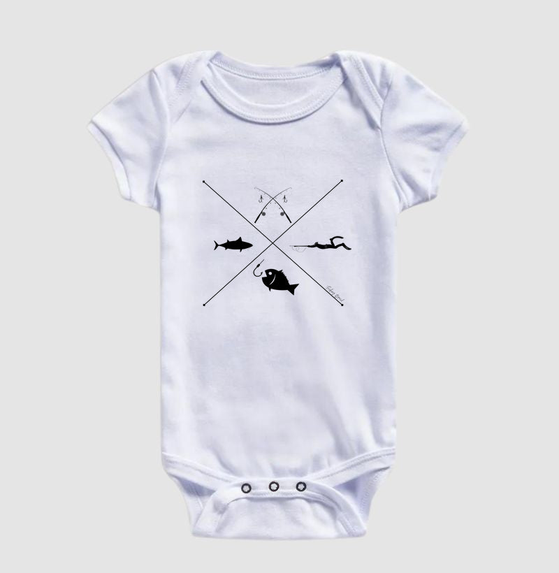 Body Infantil ALWAYS FISHING