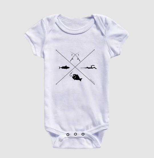Body Infantil ALWAYS FISHING