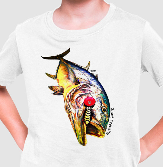 Camiseta Infantil GIANT TREVALLY POPPER