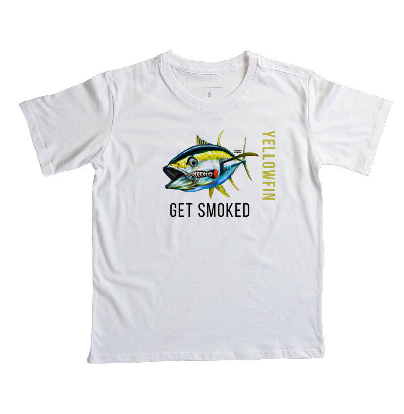 Camiseta Infantil YELLOWFIN GET SMOKED