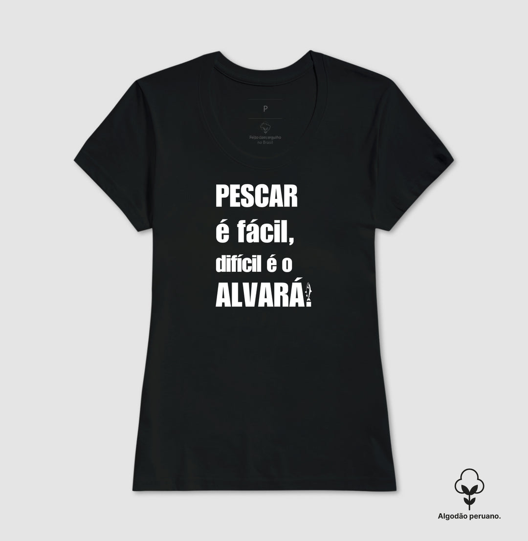 Camiseta Premium PESCAR É FACIL
