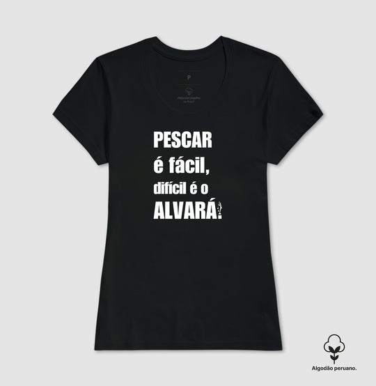 Camiseta Premium PESCAR É FACIL