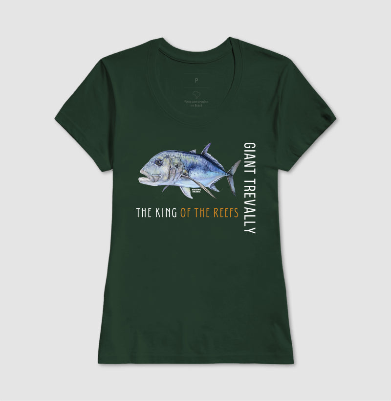 Camiseta GIANT TREVALLY O REI DOS RECIFES