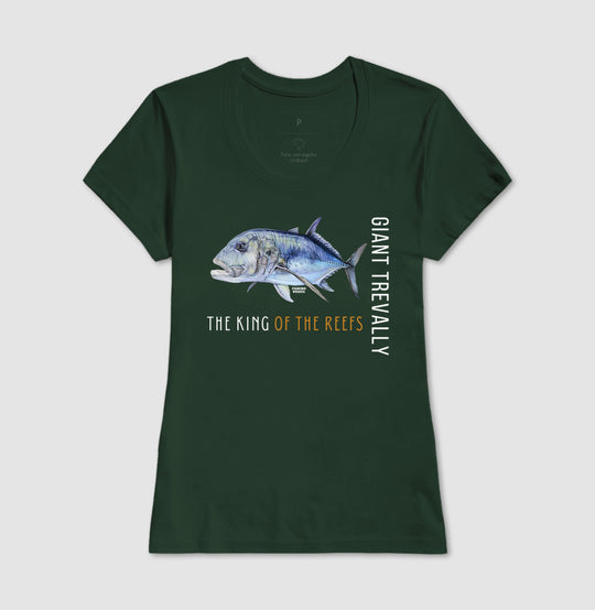 Camiseta GIANT TREVALLY O REI DOS RECIFES