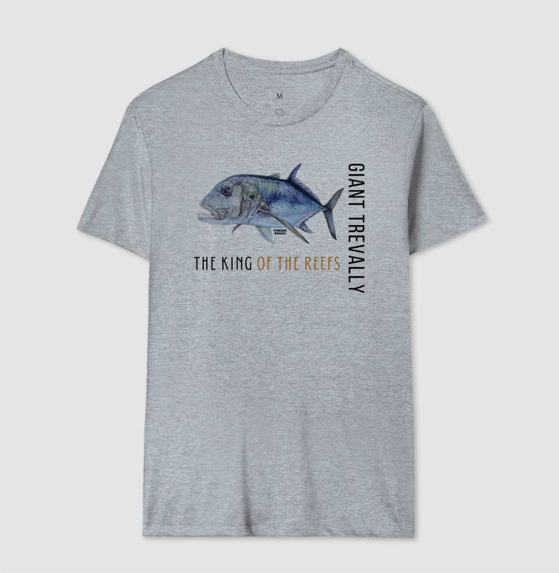 Camiseta GIANT TREVALLY O REI DOS RECIFES
