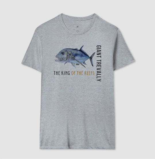 Camiseta GIANT TREVALLY O REI DOS RECIFES