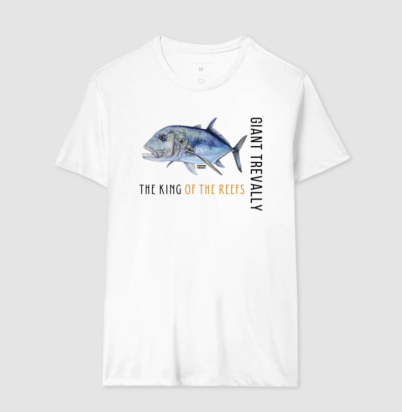 Camiseta GIANT TREVALLY O REI DOS RECIFES