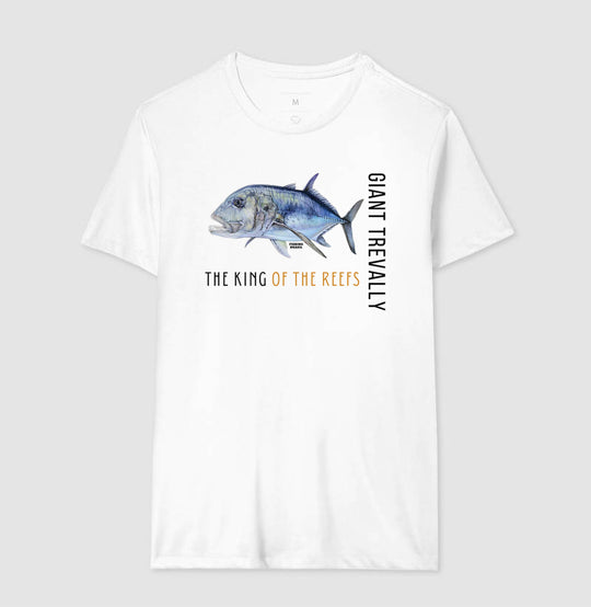 Camiseta GIANT TREVALLY O REI DOS RECIFES