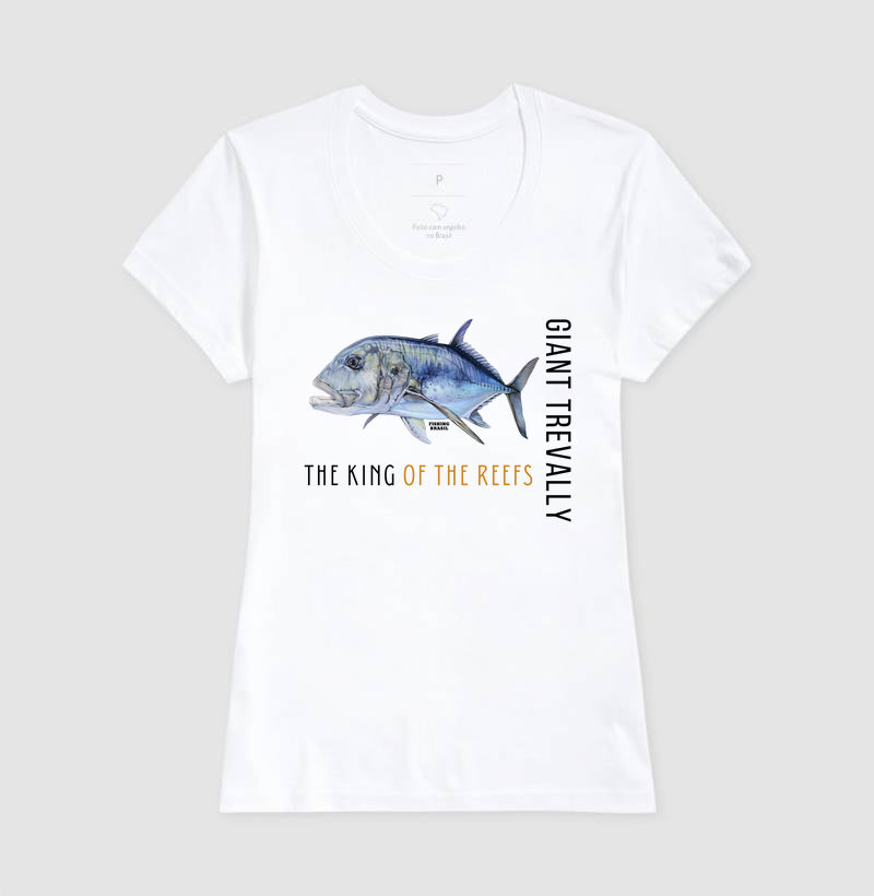 Camiseta GIANT TREVALLY O REI DOS RECIFES