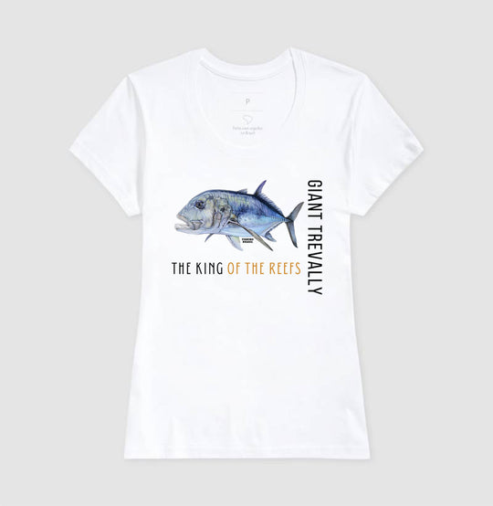 Camiseta GIANT TREVALLY O REI DOS RECIFES