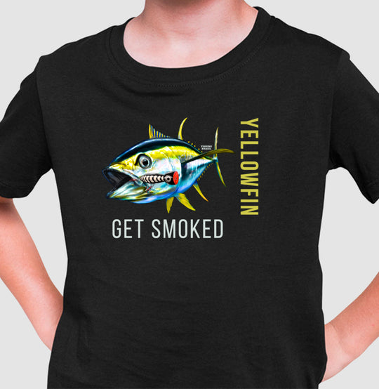 Camiseta Infantil YELLOWFIN GET SMOKED