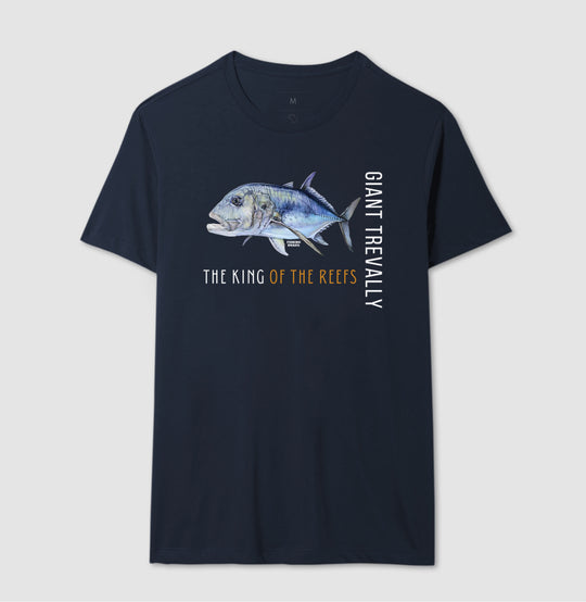 Camiseta GIANT TREVALLY O REI DOS RECIFES
