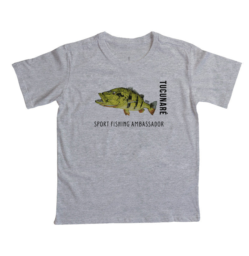 Camiseta Infantil TUCUNARÉ EMBAIXADOR DA PESCA ESPORTIVA