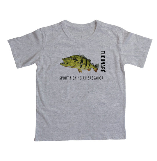Camiseta Infantil TUCUNARÉ EMBAIXADOR DA PESCA ESPORTIVA