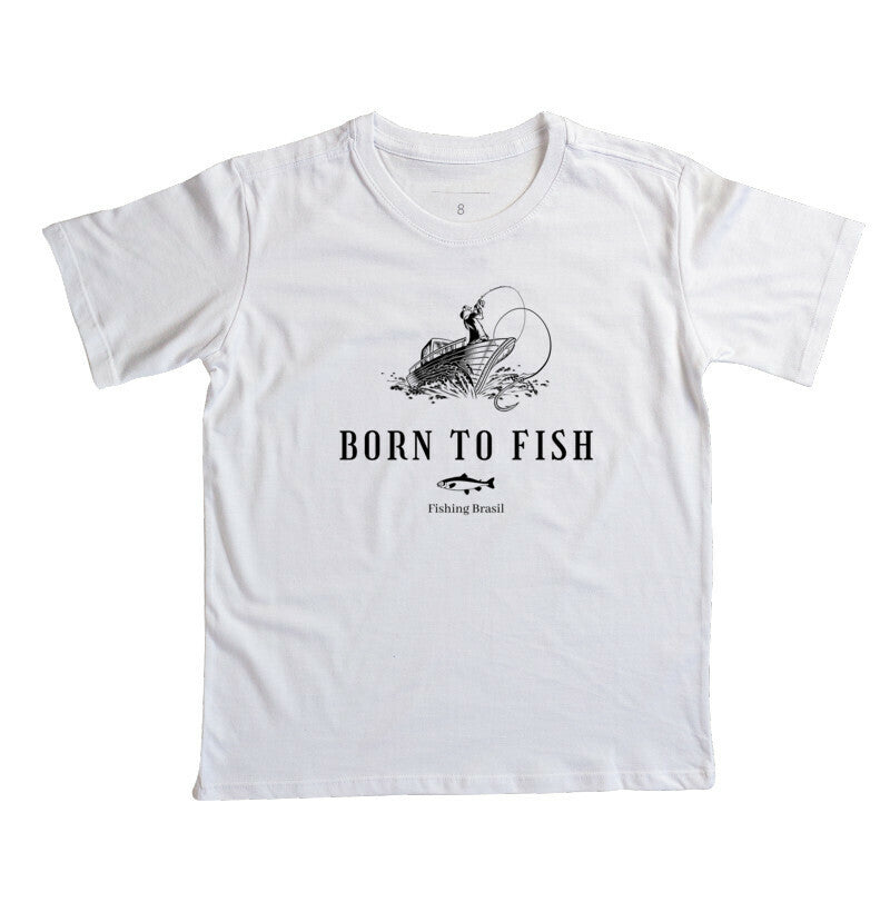 Camiseta Infantil BORN TO FISH