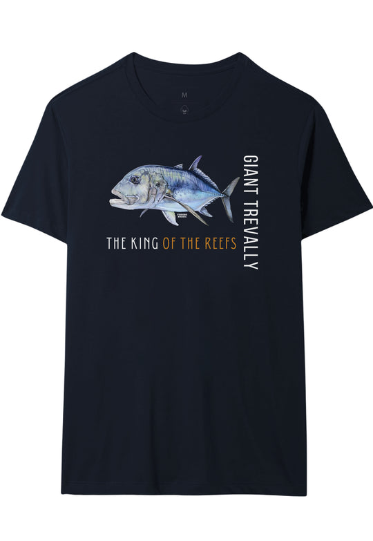 Camiseta GIANT TREVALLY O REI DOS RECIFES