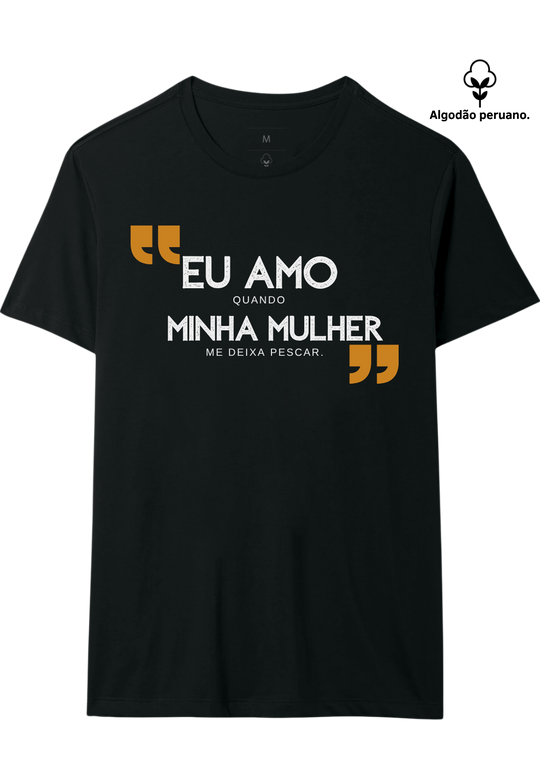 Camiseta Premium ME DEIXA PESCAR
