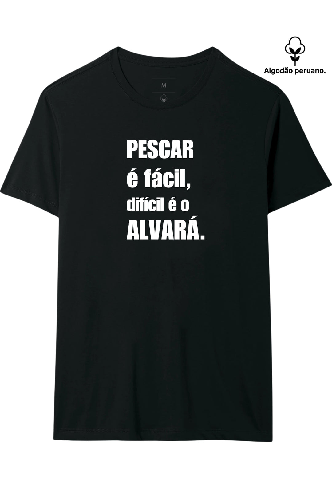 Camiseta Premium PESCAR É FACIL