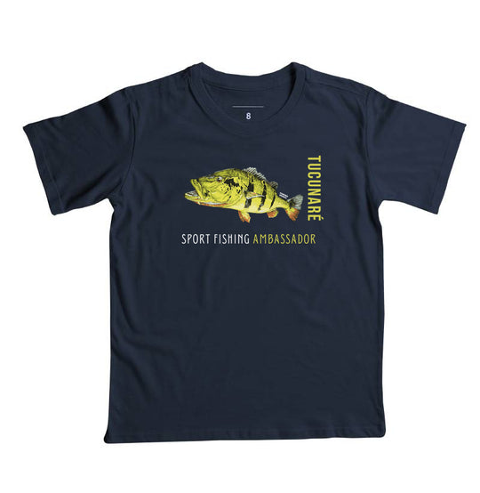 Camiseta Infantil TUCUNARÉ EMBAIXADOR DA PESCA ESPORTIVA