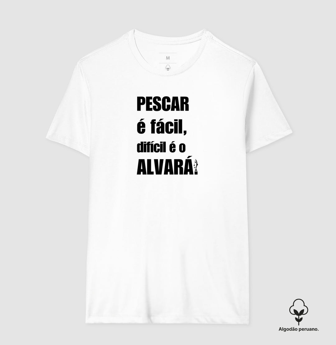 Camiseta Premium PESCAR É FACIL