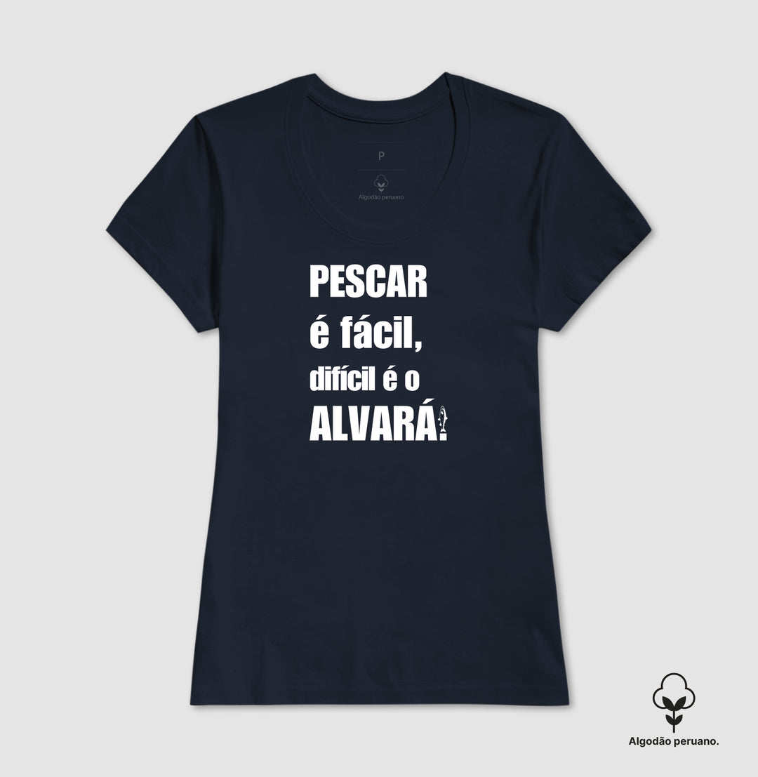 Camiseta Premium PESCAR É FACIL