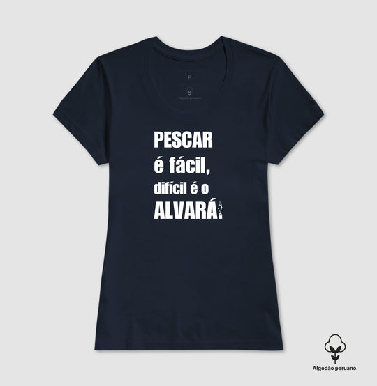 Camiseta Premium PESCAR É FACIL