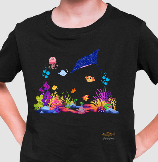 Camiseta Infantil FUNDO DO MAR KIDS