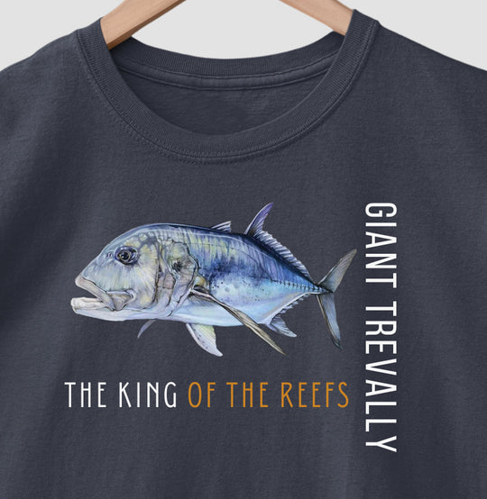 Camiseta GIANT TREVALLY O REI DOS RECIFES