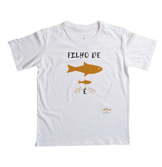 Camiseta Infantil FILHO DE PEIXE PEIXINHO É