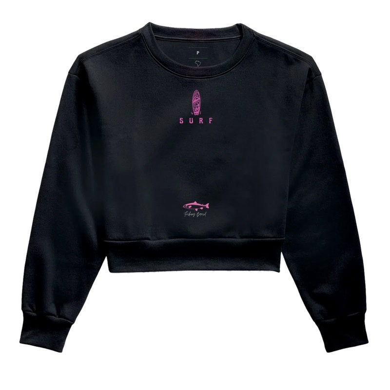 Cropped Moletom SURF PINK