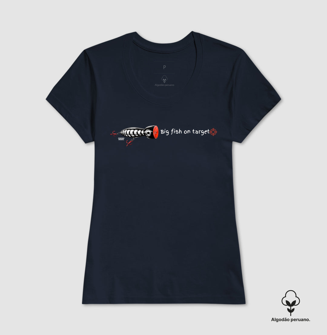 Camiseta Premium PEIXE GRANDE NO ALVO
