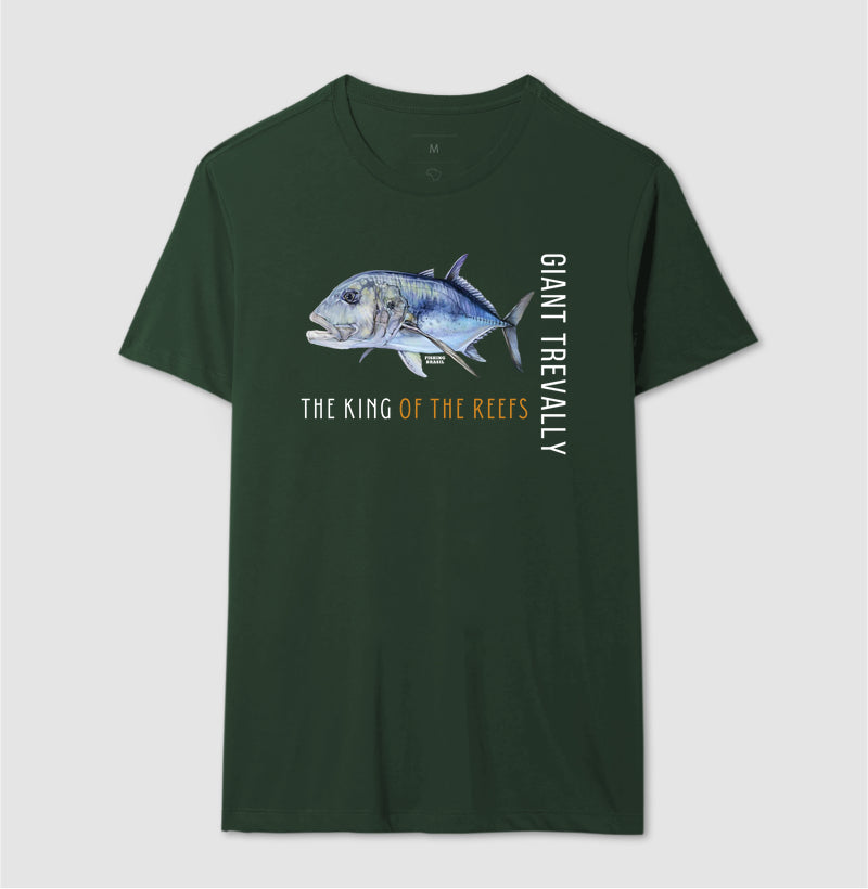 Camiseta GIANT TREVALLY O REI DOS RECIFES