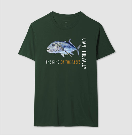 Camiseta GIANT TREVALLY O REI DOS RECIFES