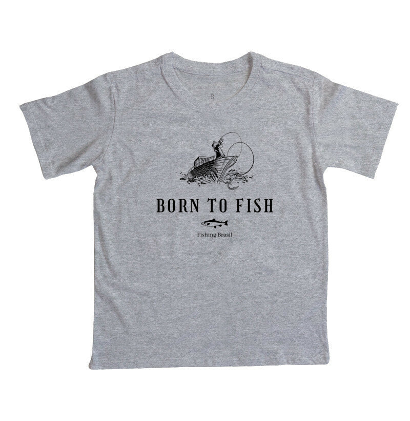 Camiseta Infantil BORN TO FISH