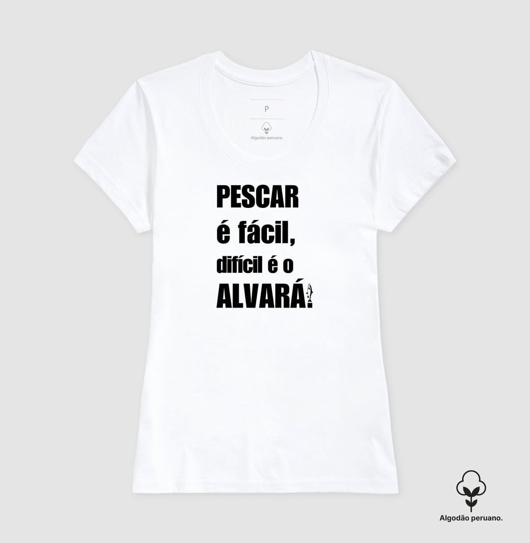 Camiseta Premium PESCAR É FACIL